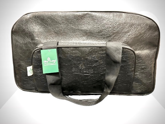 Skyland Duffle Black leather Bag