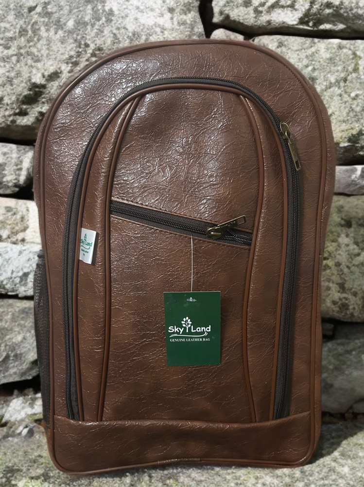 Skyland Leather Backpack Travling Bag