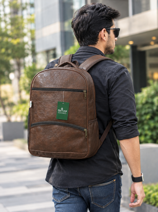 Skyland Leather Backpack Bag